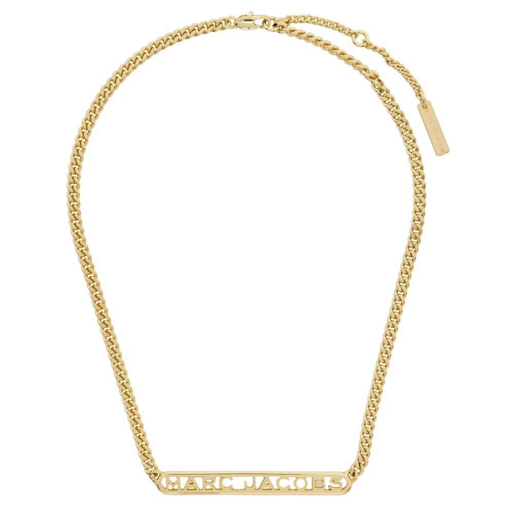 EUC Marc Jacobs The Monogram Chain Necklace - Gold